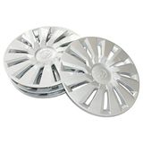 Skoda Tecton 657071456 Set van 4 wieldoppen 16 inch voor stalen velgen 6Jx16 ET40 zilver