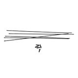 Massi XPRO3EVO 50 DB 270 MM fietsaccessoires, volwassenen, uniseks, zwart (zwart), 270 mm, 5 stuks