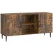 Maison Exclusive - meuble TV chêne fumé 102 x 34,5 x 50 cm panneau de particules