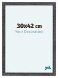 Your Decoration Cadre photo 30x42 cm MDF Gris balayé Como
