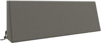 vidaXL Rugkussen SOEST 100% Polyester Grijs 120 x 20 x 40 cm