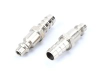 Snelle aansluiting - stijve slangkoppeling 3/8 inch, 2 stuks, ideaal voor elektrisch gereedschap en tuinieren