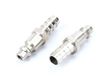 Snelle aansluiting - stijve slangkoppeling 3/8 inch, 2 stuks, ideaal voor elektrisch gereedschap en tuinieren