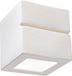 Naamloos Sollux Wandlamp Leo Line E27 gips wit