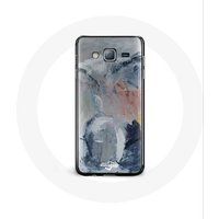 Maniacase Hoesje voor Samsung Galaxy A3 grijs abstracte textuur achtergrond