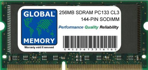 GLOBAL MEMORY 256MB PC133 133MHz 144-PIN SDRAM SODIMM Memory Ram voor Clamshell/Sneeuw Ibook G3 & Titanium Powerbook G4