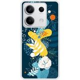 Xiaomi Redmi Note Sea flowers Verstevigd hoesje met sublimatie bedrukking