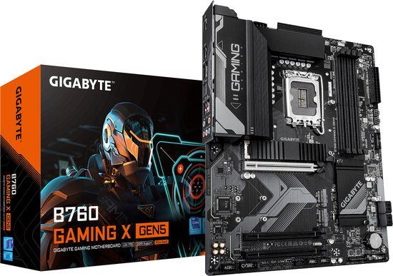 Gigabyte B760 GAMING X GEN5 - Moederbord - ATX - Socket 1700 - Intel B760 Chipset - DDR5 - PCIe 5.0