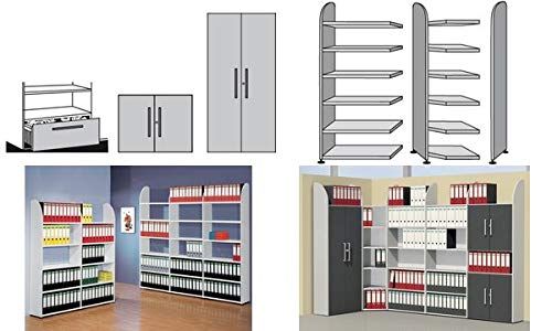 Kerkmann Dante Boekenkast - Lichtgrijs
