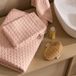 NOUS Living serviette en coton 110x60 cm - rose clair