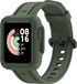 Strap-it Siliconen Smartwatch bandje - Geschikt voor Xiaomi Mi Watch Lite - Donkergroen