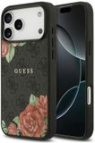 Guess Case 4G Bloemenprint Magsafe Pour iPhone 17 Pro Haute Protection