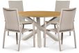 Lifestyle Garden Furniture Lifestyle Lifestyle Ultimate/Ancona 125 cm dining tuinset 5-delig