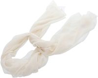 ROECKL Classic Georgette Scarf Cream