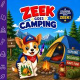 Zeek Goes Camping: Fun coloring for kids 2+