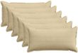 vidaXL Kussensloop 6 stuks Houten Lichtgroen Grijs 40 x 80 cm Corduroy