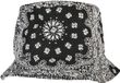 Flexfit Bandana Print Bucket Hat / Vissershoed - Zwart