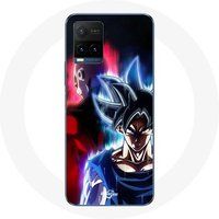 Maniacase Hoesje voor Vivo Y21s 2021 / Y21 2021 Anime Dragon Ball Goku et Jiren