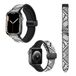 Horlogebandje Apple Horlogebandje voor Apple Watch 22 mm (38/40/41/42/44/45 mm) van siliconen en echt leer: Polynesisch