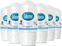 Odorex Invisible Care Anti-Transpirant Deodorant Roller - 6x 50ml