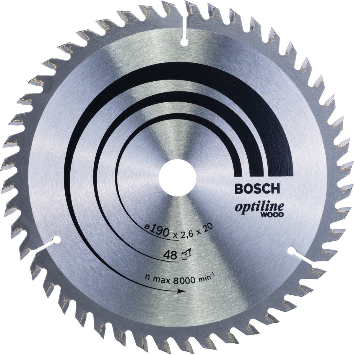 Bosch Cirkelzaagblad Optiline Wood 190 x 2016 x 2