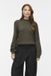Vila Trui Viril Turtle-nk Balloon L/s Top - N 14084179 Forest Night/ Dark Melange Dames Maat - L