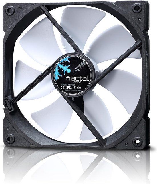 Fractal Design FD-FAN-DYN-GP14-WT Dynamic GP-14 Computer Case Fan 140mm Black/White