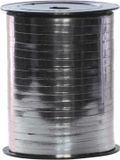 Merkloos Polyband cadeaulint op spoel - zilver - 250 meter