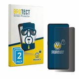 BROTECT - privacy screenprotector voor Volla Phone Plinius - Folie Beschermfolie Blauwlichtfilter 2 Stuks