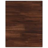 vidaXL Tafelblad Donkerbruin Glas 50 x 50 x 3 cm