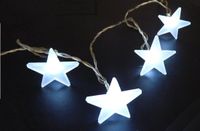 Christmas Kerstverlichting Lichtsnoer sterren 20xled 4.8 mtr.