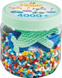 Hama - Groene pot met 4.000 kralen + 3 platen - strijkkralen grootte midi - creatief