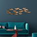 Stijlvol decoratief metalen wandaccessoire, 110 cm x 32 cm x 4 cm