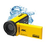 Easypix Aquapix WDV5630 Handcamcorder - 4K Ultra HD - 13MP - Yellow