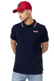 Lonsdale Lion Poloshirt Heren XL Blauw/Donkerrood