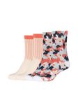 s.Oliver Sokken navy / zalm roze / pasteloranje / wit