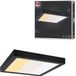 Paulmann LED-paneel Abia 2 White Select Schemergestuurde bewegingsmelder (HF) hoekig 300x300 mm 14W 900lm White Select Zwart