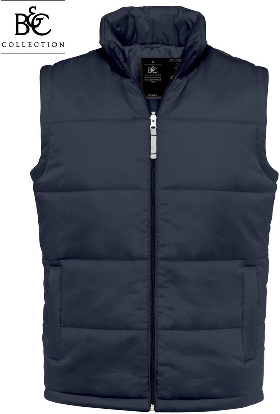 B&C Collection Heren Bodywarmer Maat XL Kleur Blauw