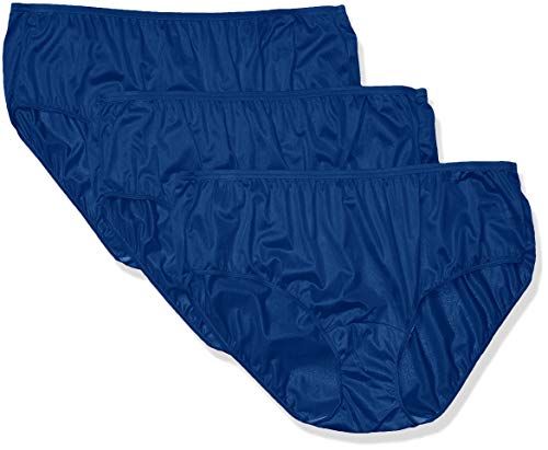 Shadowline Hidden Elastic Hipster Panty for Women, Navy Blue, 7