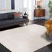 Safavieh Metro Collection Geometrisch tapijt, korte pool, ivoor, 66 x 112 cm