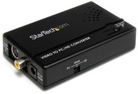 StarTech.com Composiet en S-Video naar VGA Video Converter - Zwart