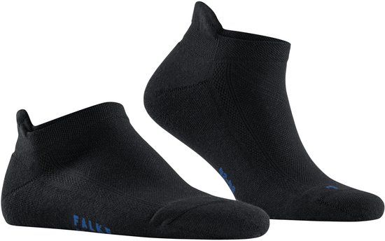 FALKE Cool Kick korte sneakersokken unisex zwart - maat 39-41