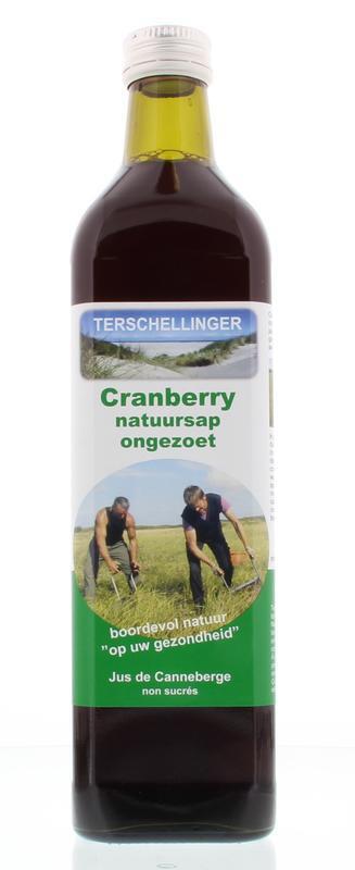 Terschellinger Cranberrysap Ongezoet 750ml