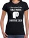 Bellatio Decorations Shoppartners Bv I survived toiletpaper shortage 2020 zwart voor dames - fun / tekst shirt XS