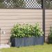 Maison Exclusive - Pots de fleurs de jardin, set de 3, gris clair, 120 x 40 x 37,5 cm, plastique PP