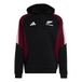 adidas heren All Blacks Hoody Sweatshirt, ALL BLACK/maroon, S