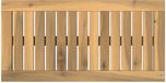 vidaXL Tafelblad 60,5 x 30 x 2 cm Rechthoekig Massief Acacia Hout Wit