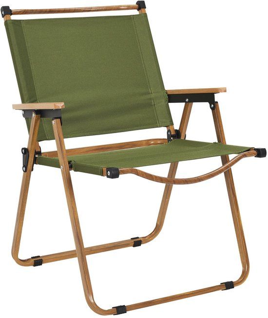 Home Deco Factory camping/strand stoel - groen