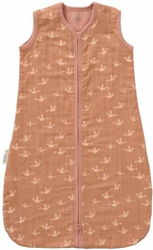 Fresk slaapzak muslin 2-laags Birds roze