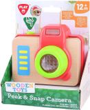 Playgo Houten Speelgoedcamera Educatief Speelgoed Meerkleurig